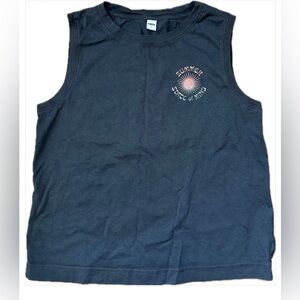 🌻3/$18 Old Navy Black Tank Top with Rear Graphic